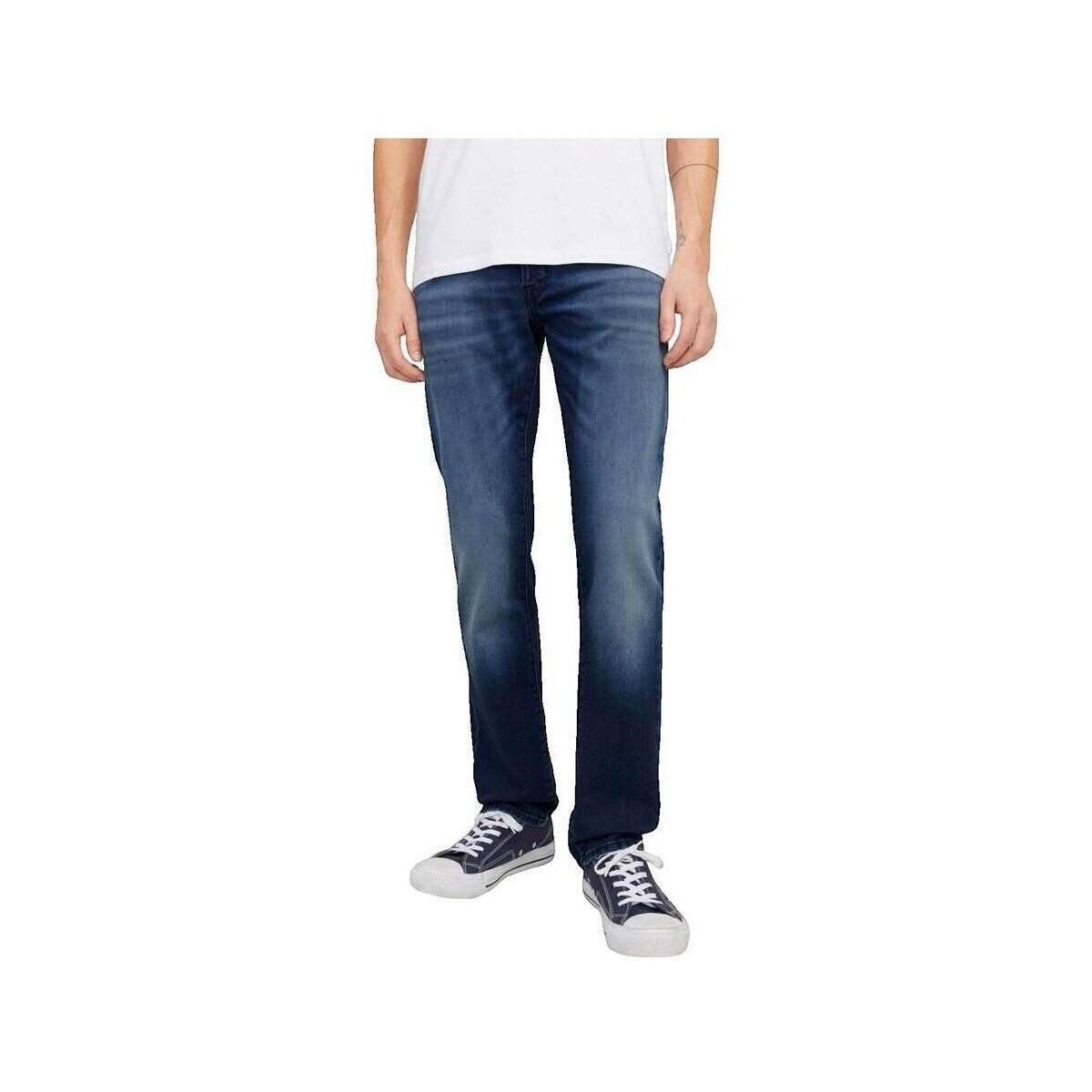 Jack & Jones Îmbracaminte Jean slim Mike Fox bleu