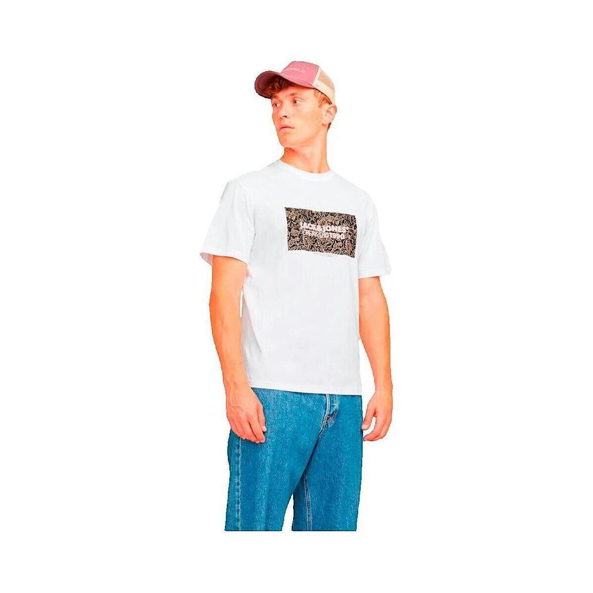 Jack & Jones Îmbracaminte T-shirt Jack Jones Bushwick Blanc