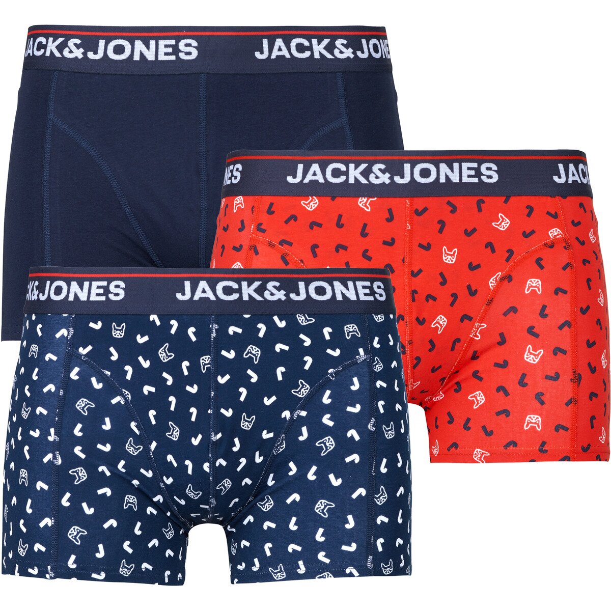 Jack & Jones Lenjerie intimă JACDOG LOGO TRUNKS X3