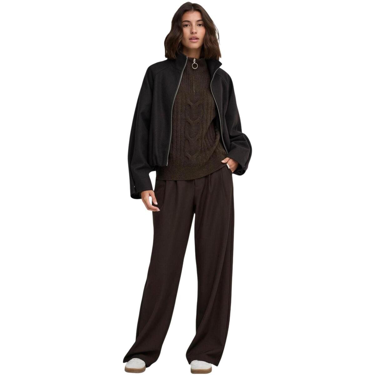 Jacqueline De Yong Îmbracaminte JDYANDREA L/S ZIP CABLE PULLOVE KNT NOOS 15242811