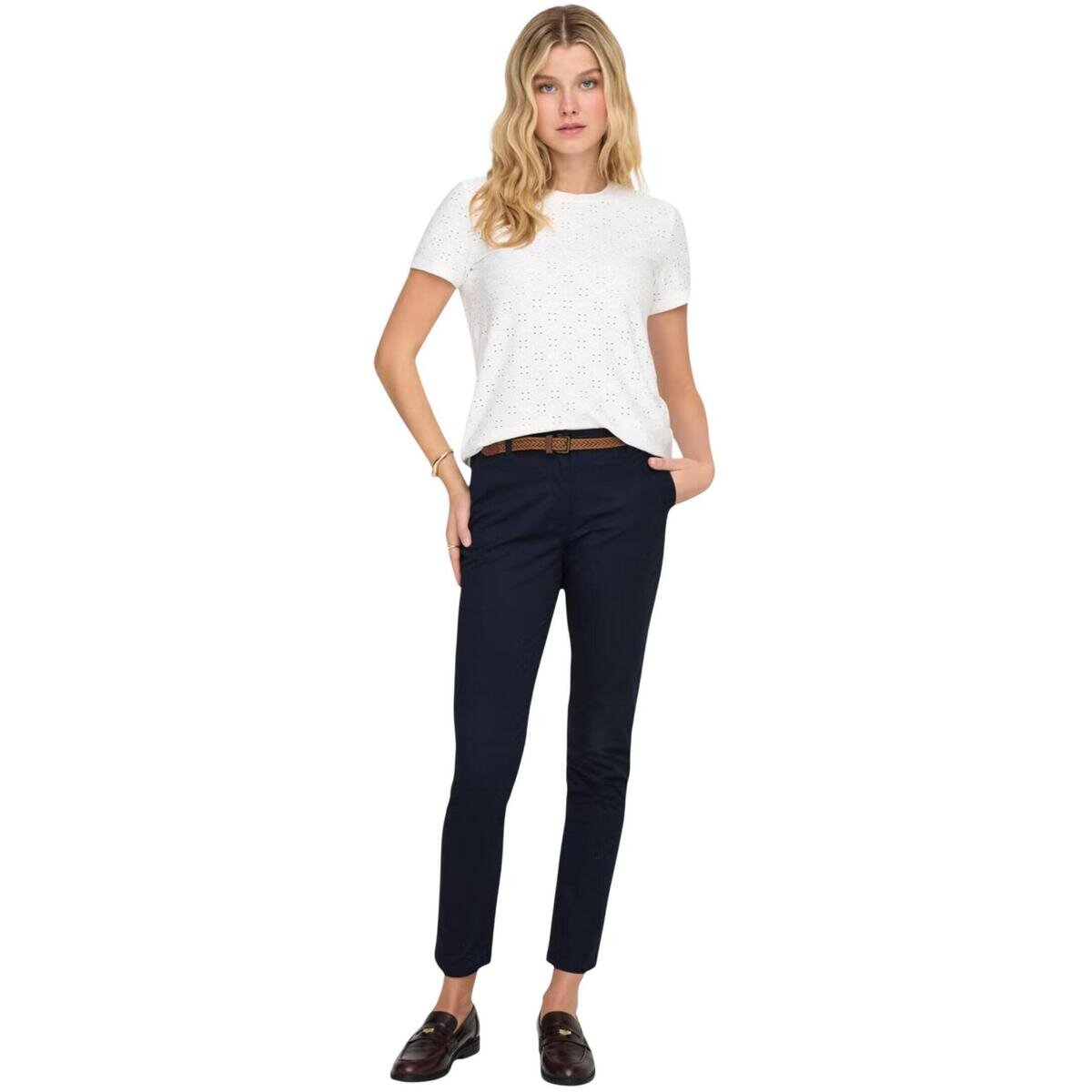 Jacqueline De Yong Îmbracaminte JDYCHICAGO MW BELT CHINO PANTS WVN NOOS 15311897
