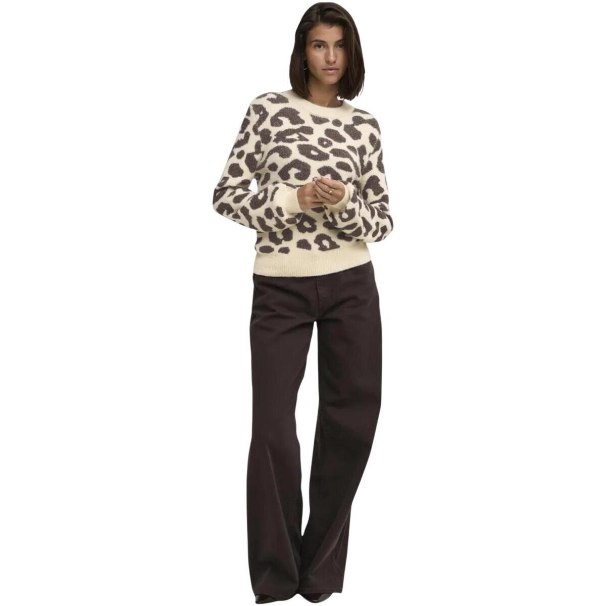 Jacqueline De Yong Îmbracaminte JDYLORRAINE ANIMAL L/S PULLOVER KNT 15292890