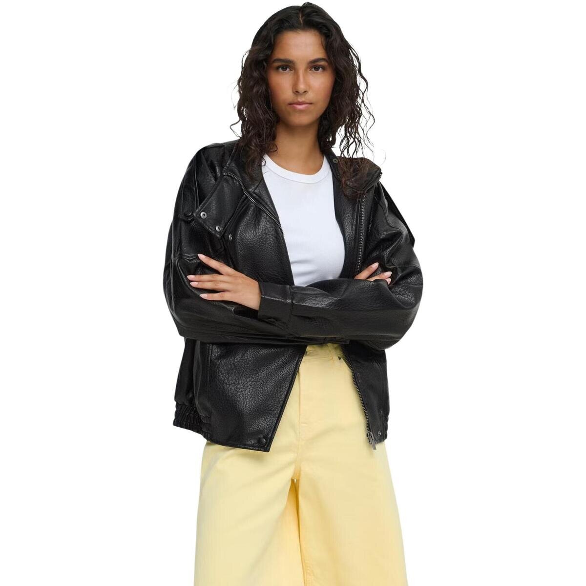 Jacqueline De Yong Îmbracaminte Jdyraye Pu Oversized Bomber Jacket Pnt 15382263