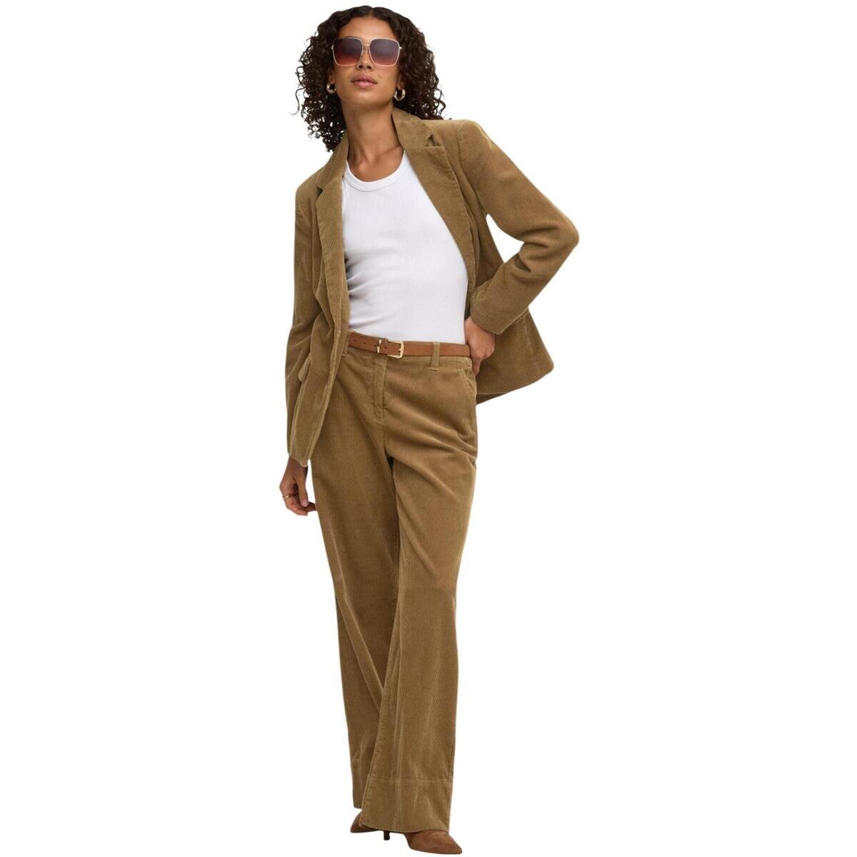 Jacqueline De Yong Îmbracaminte JDYSHIRAZ MW HEM WIDE PANT PNT 15382888