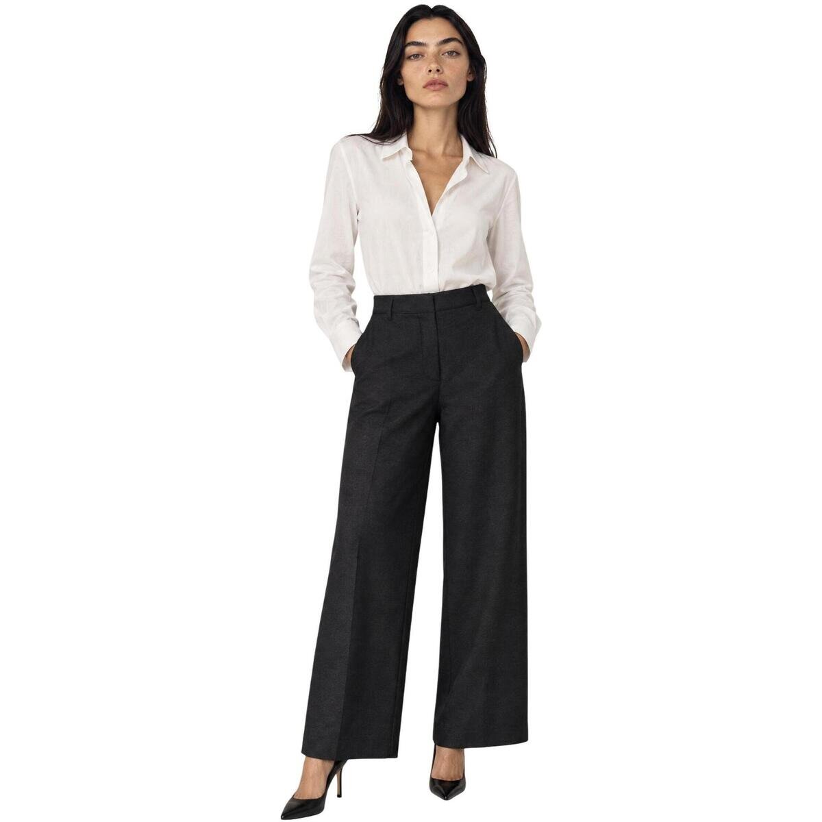 Jacqueline De Yong Îmbracaminte Jdytina Hw Wide Pants Tlr 15383019