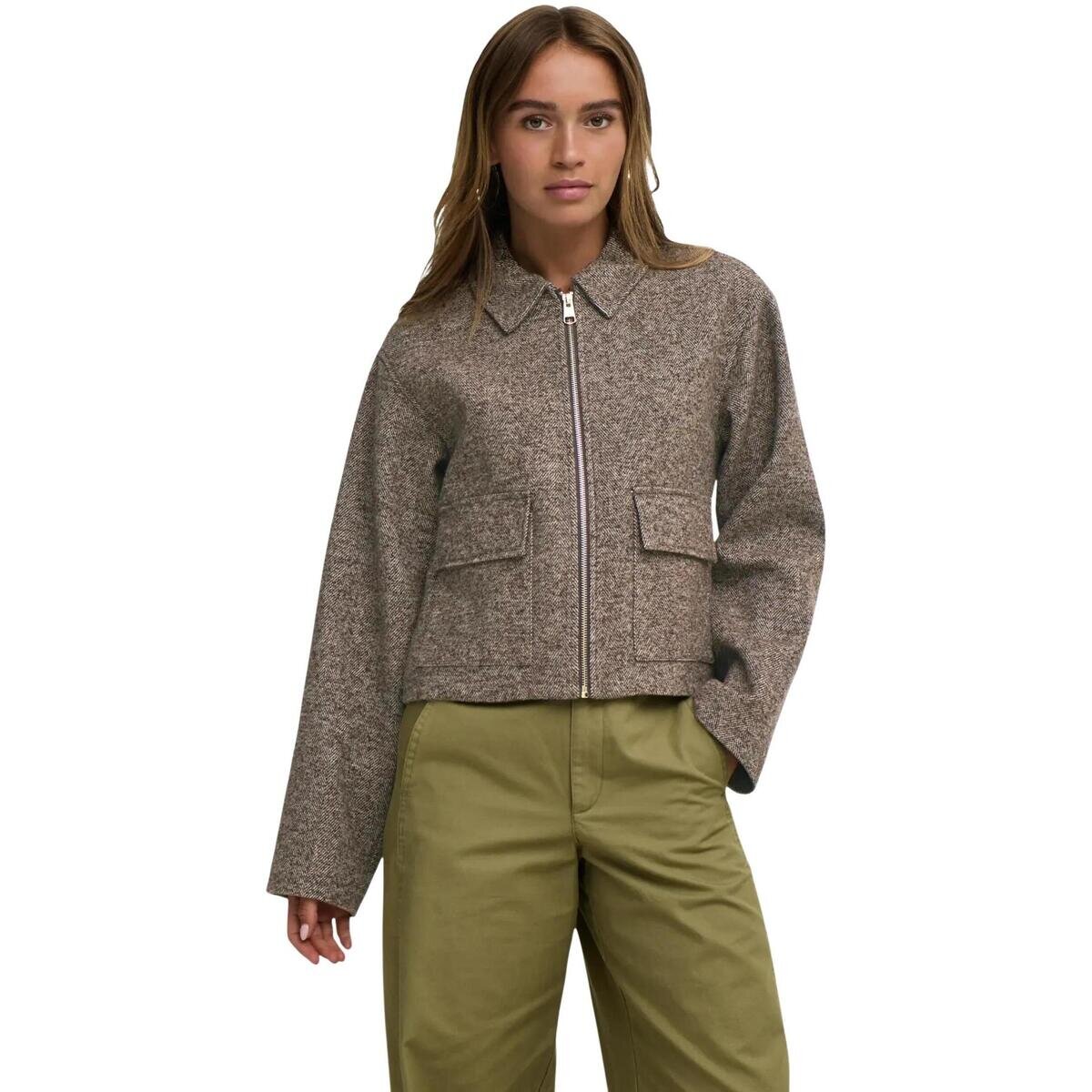 Jacqueline De Yong Îmbracaminte Jdyvinga Herringbone Jacket Otw Noos 15376697