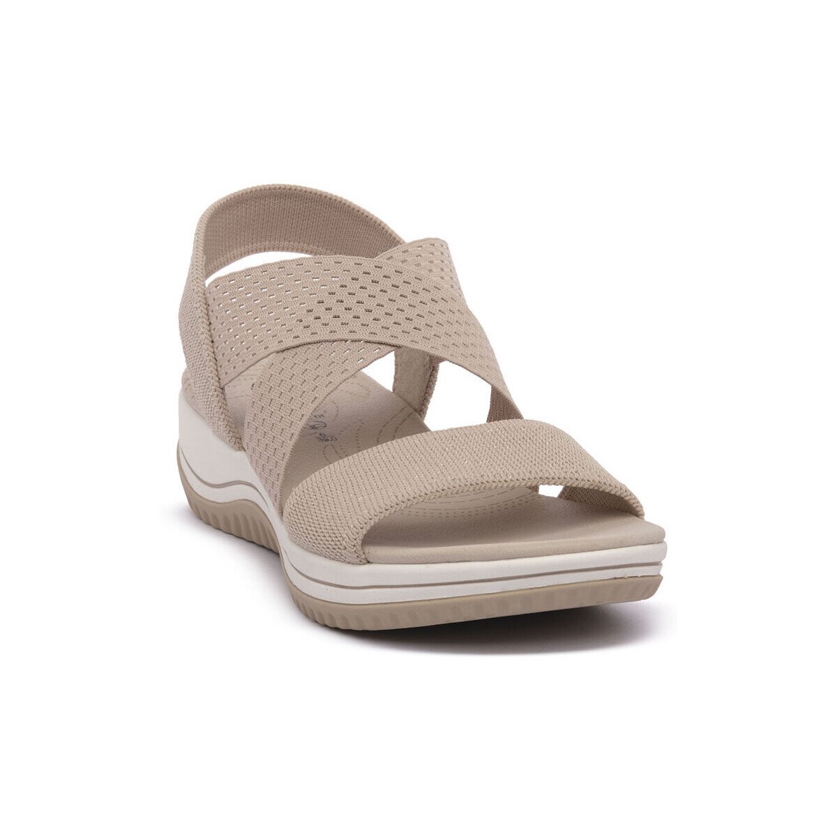 Jana Pantofi BEIGE GOLD SANDAL