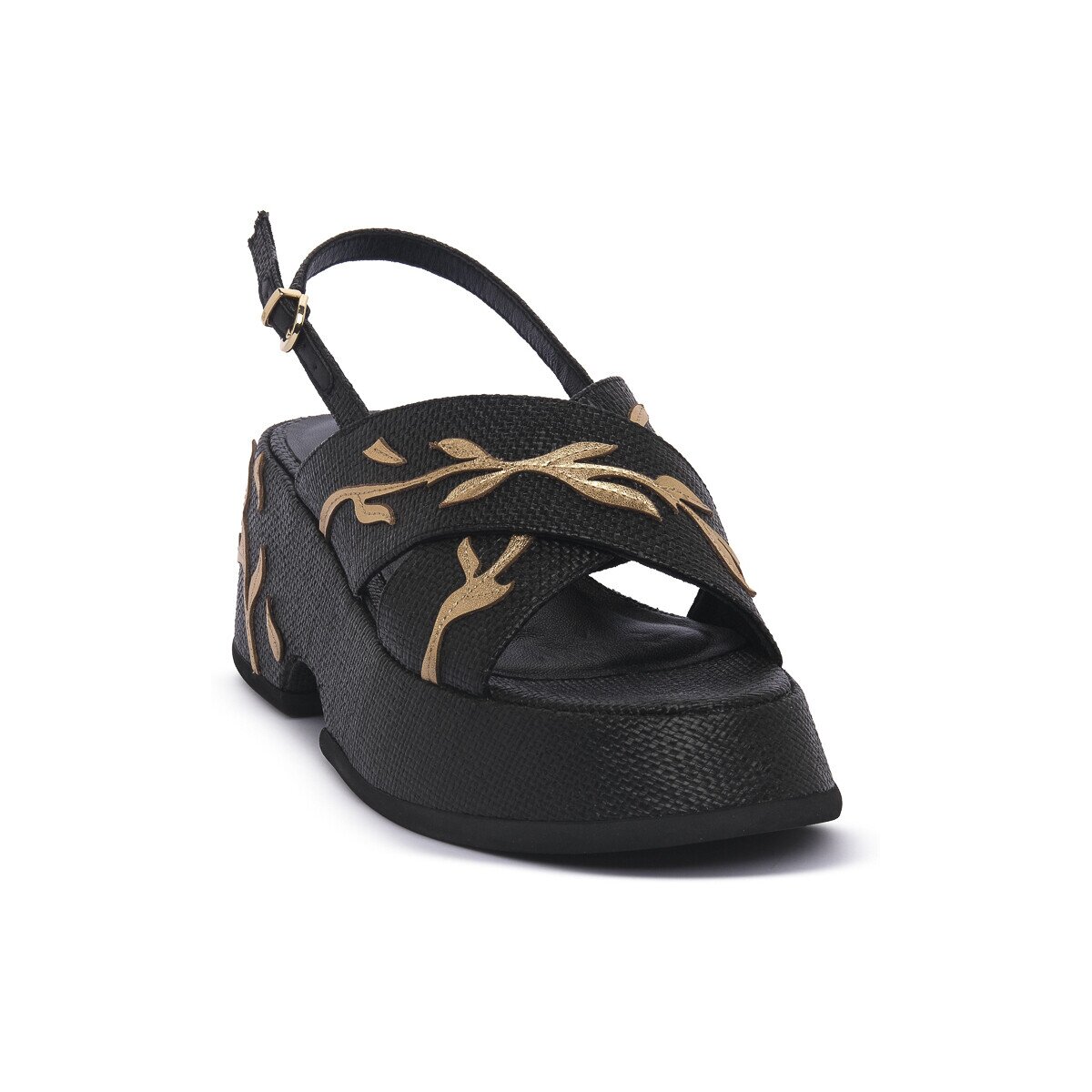 Jeannot Pantofi RAFIA NERO
