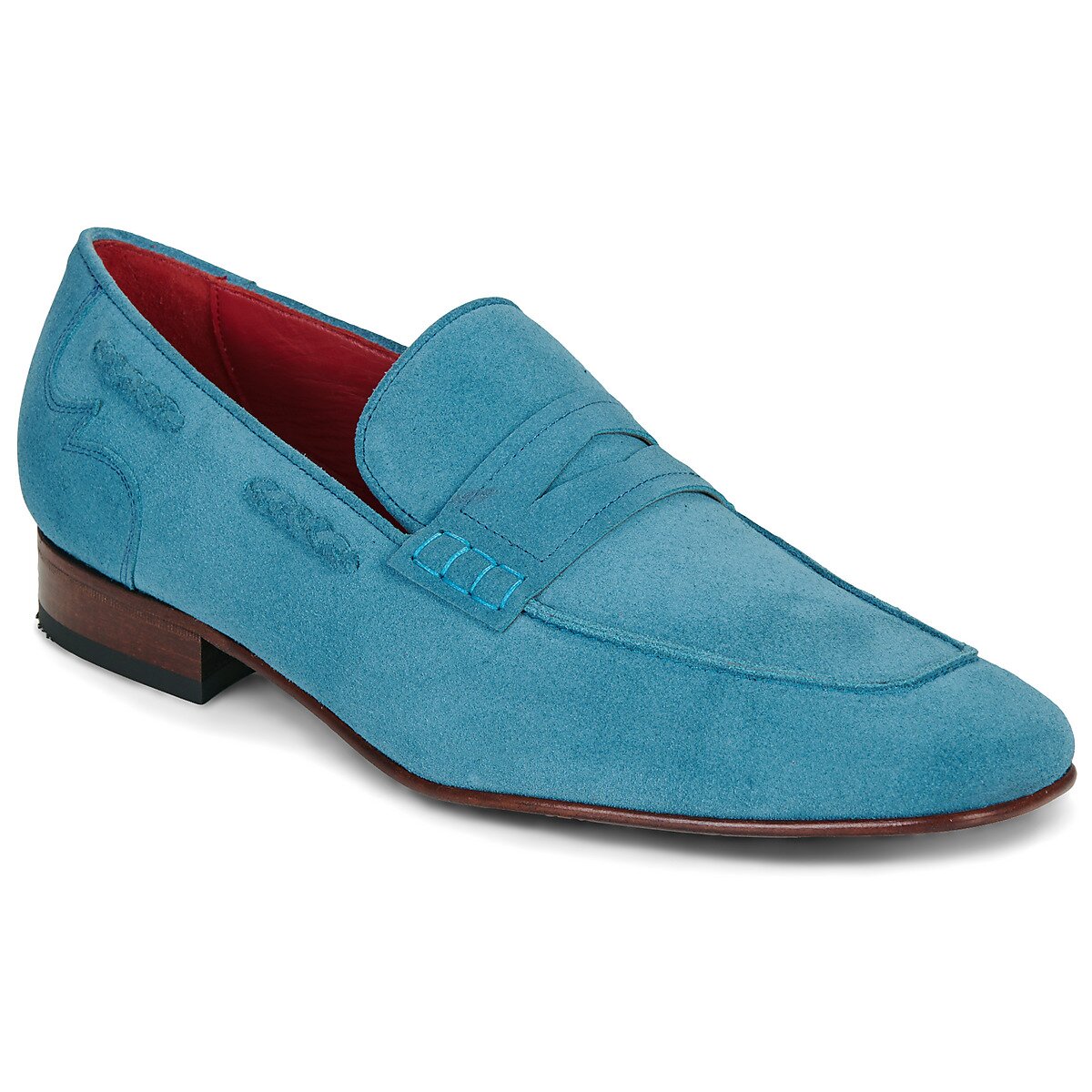 Jeffery-West Pantofi JUNG BLUE 626 VELOUR