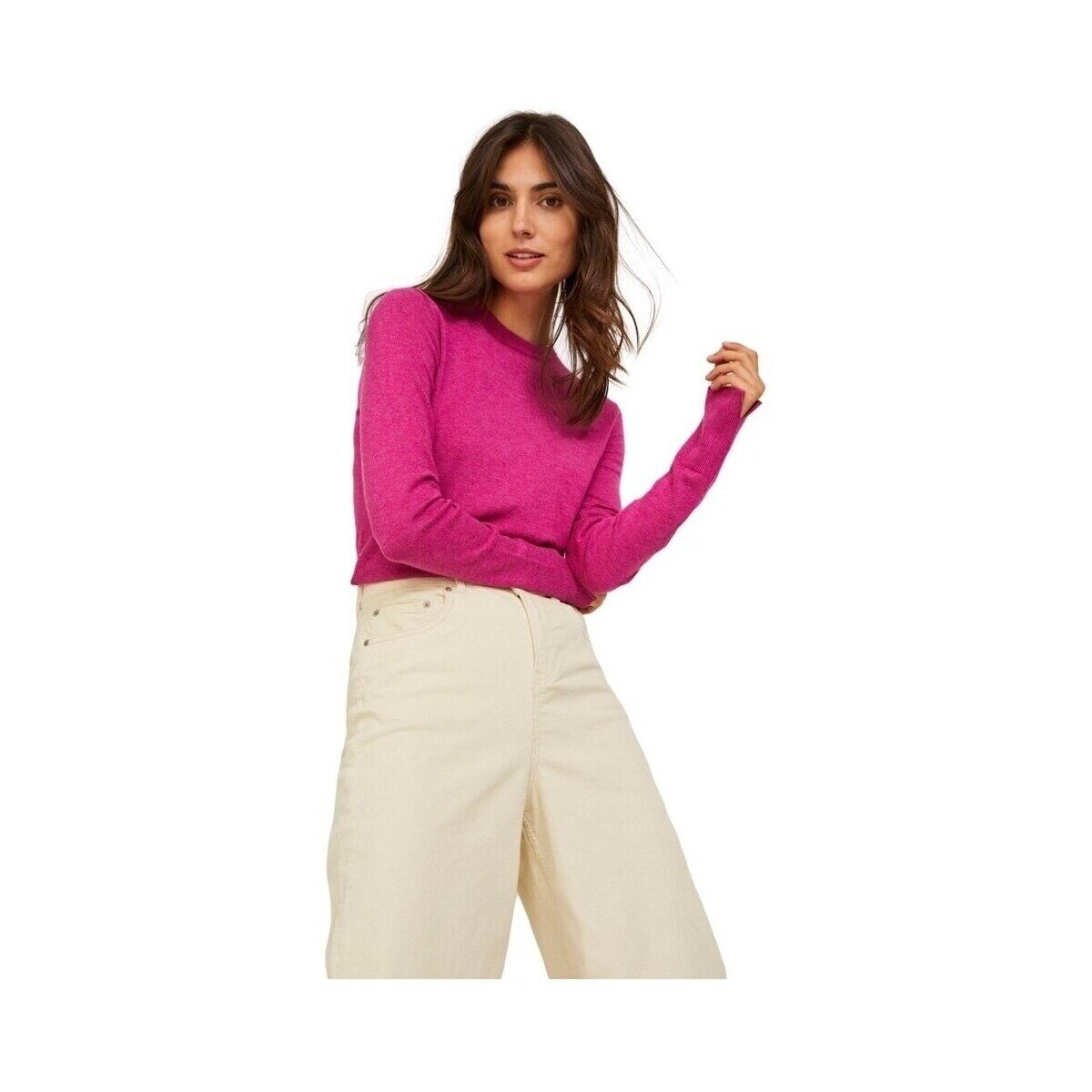 JJXX Îmbracaminte Knit Lara L/S Noos - Festival Fucshia