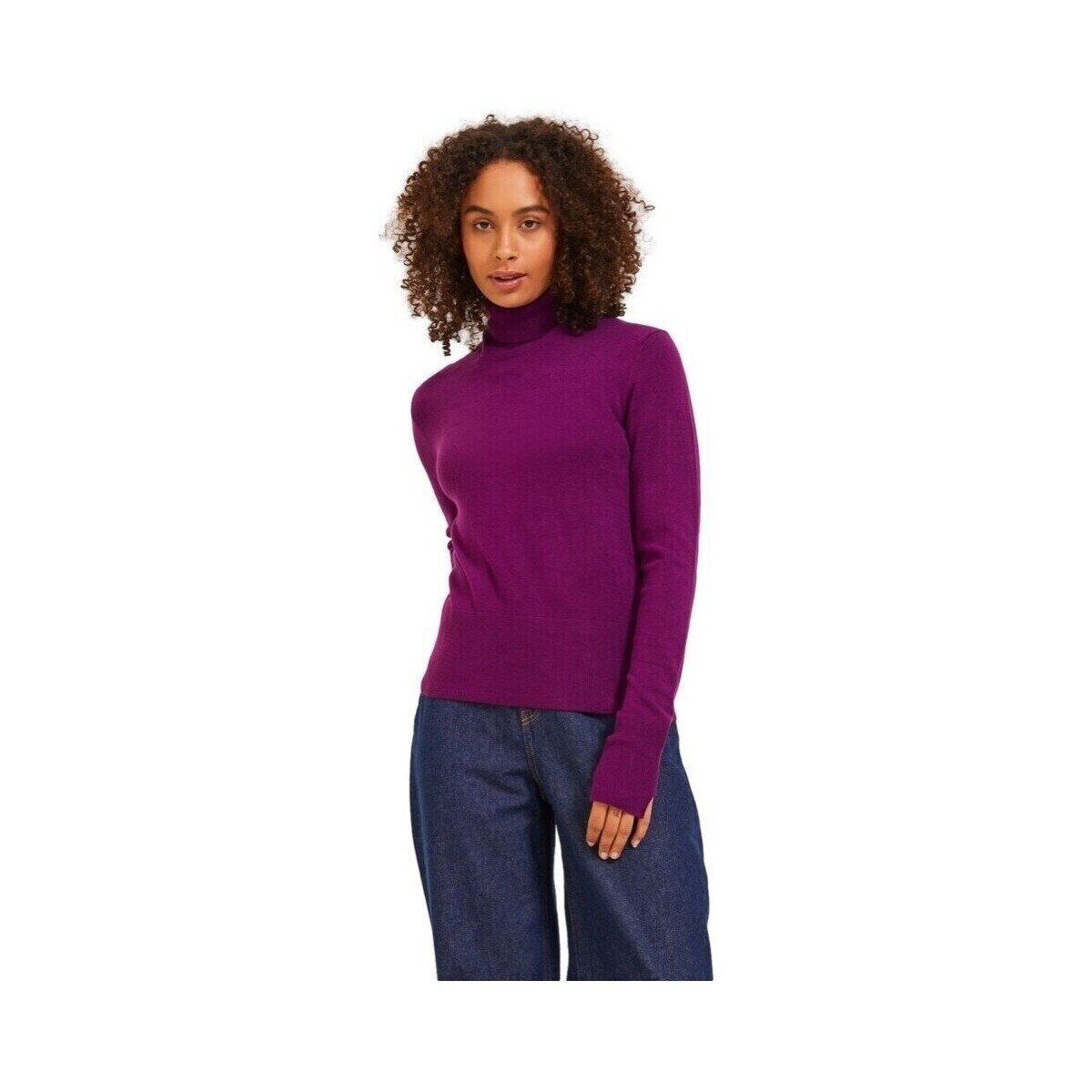 JJXX Îmbracaminte Noos Ava L/S Roll Neck - Dark Purple
