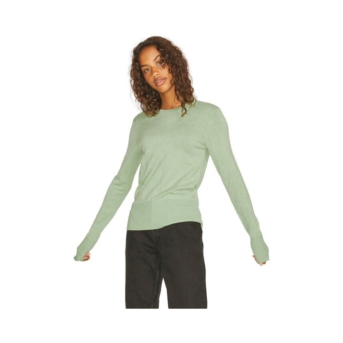 JJXX Îmbracaminte Noos Knit Lara L/S - Smoke Green