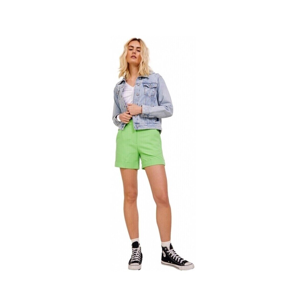 JJXX Îmbracaminte Shorts Vigga Rlx - Lime Punch