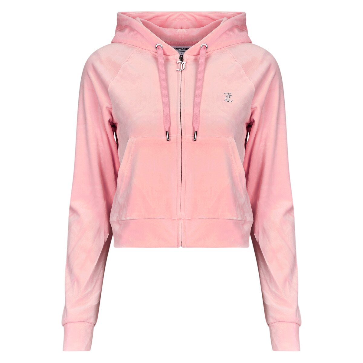 Juicy Couture Îmbracaminte Madison Classic Velour Hoodie With Juicy Logo