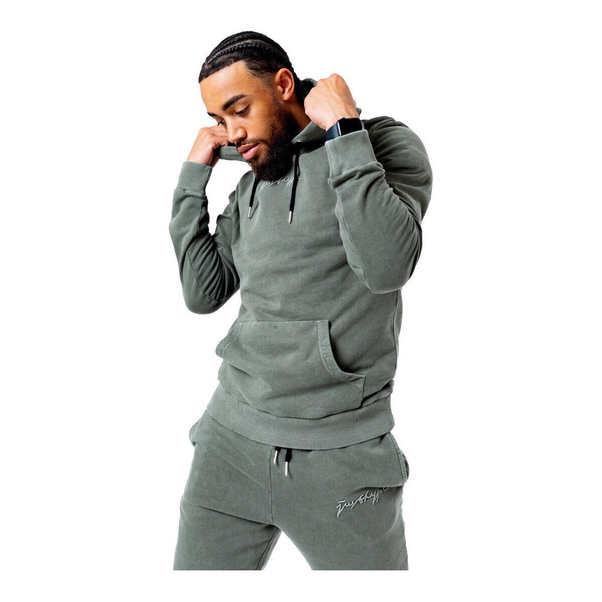 Justhype Ltd Îmbracaminte Acid Wash Hoody