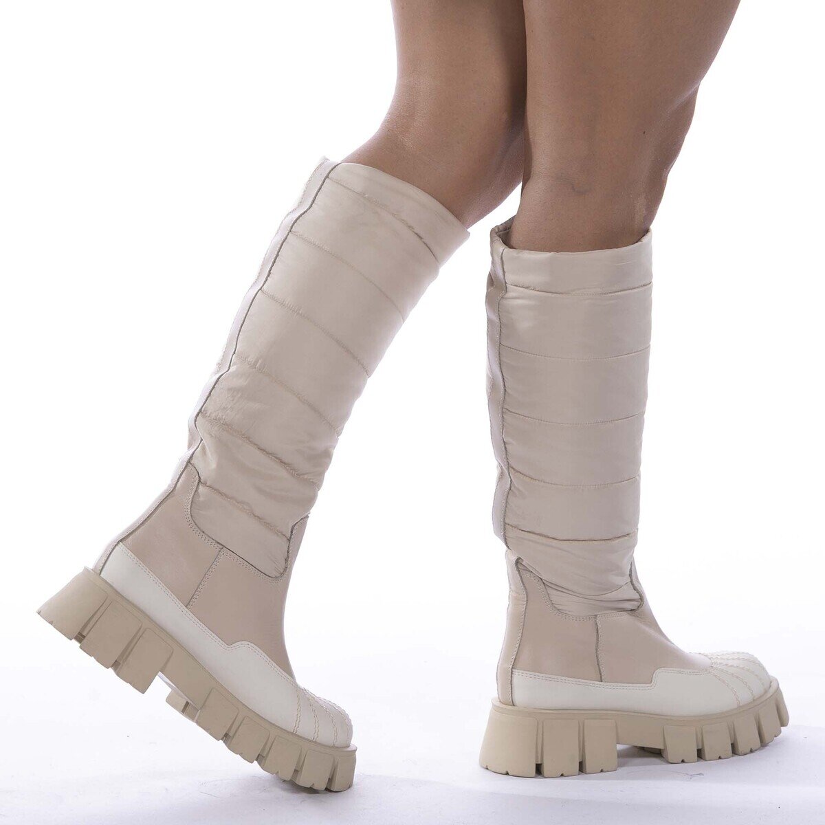 Kammi Pantofi Stivale Vitello