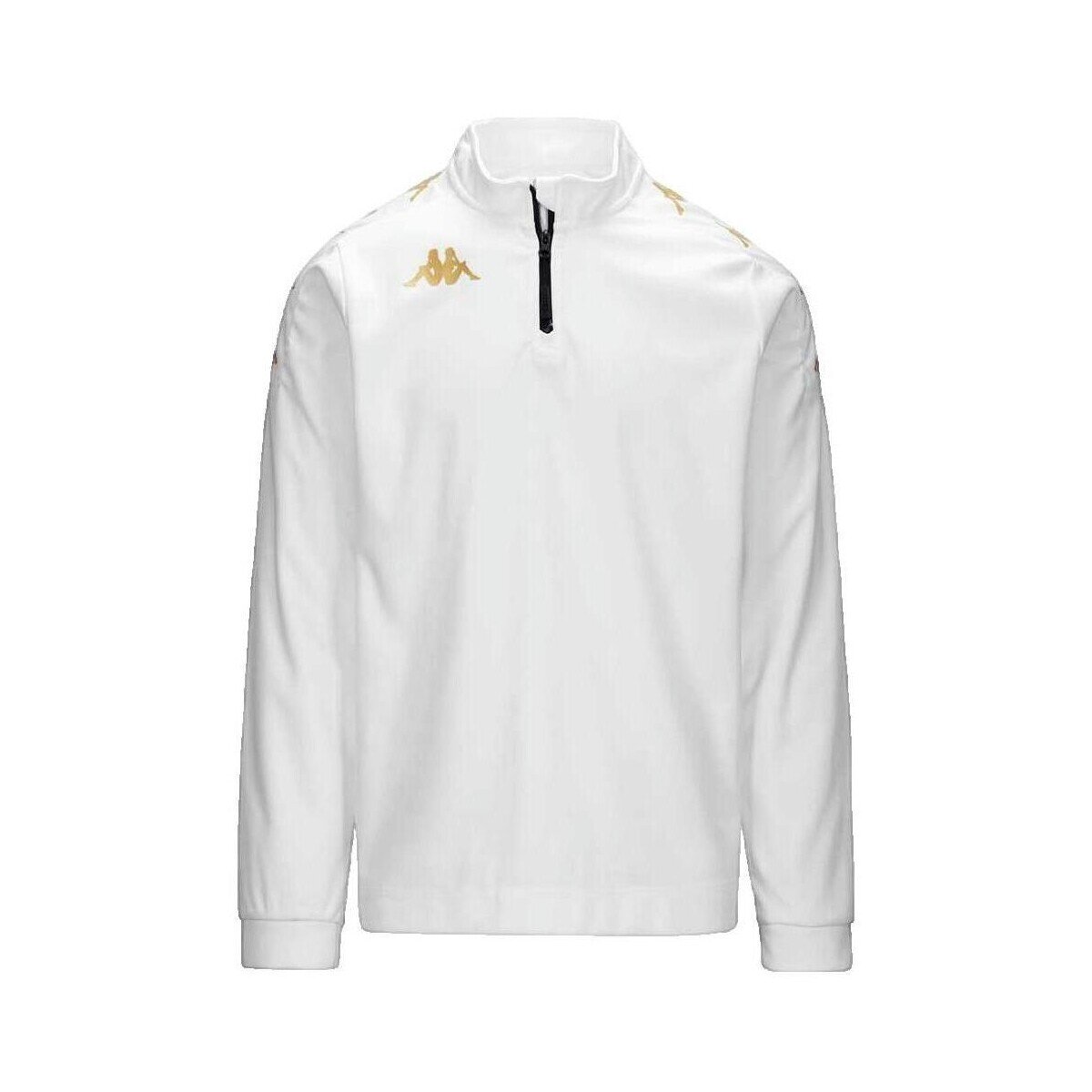 Kappa Îmbracaminte Sweatshirt Gassolo slim col demi-zip blanc