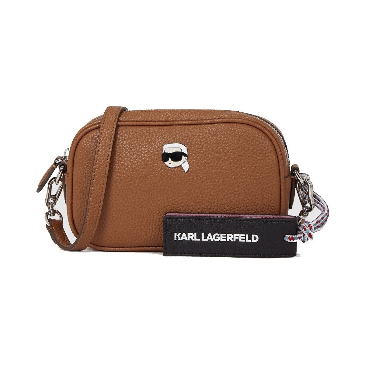 Karl Lagerfeld Genti Ikon Pebble Slim Camera Ba