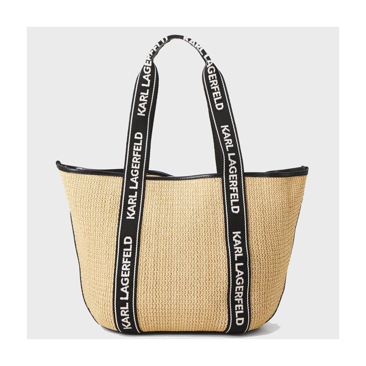 Karl Lagerfeld Genti K/essential Raffia Bag