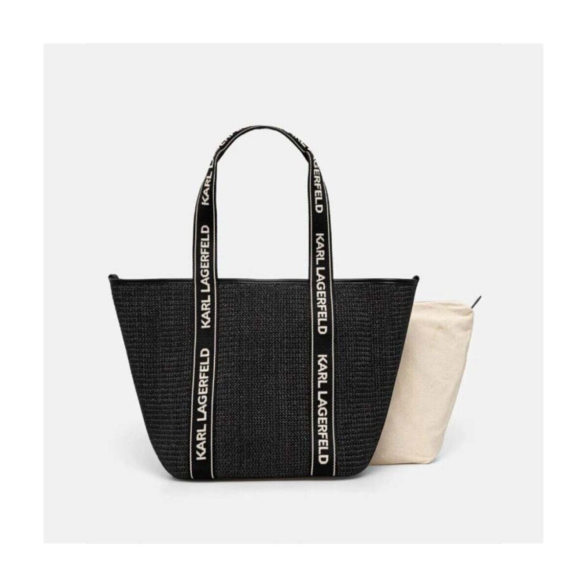Karl Lagerfeld Genti K/essential Raffia Bag