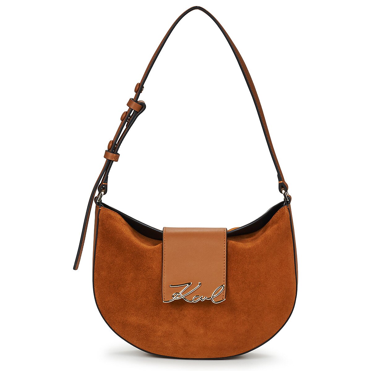 Karl Lagerfeld Genti K/SIGNATURE FL HALFMOON SB SUE