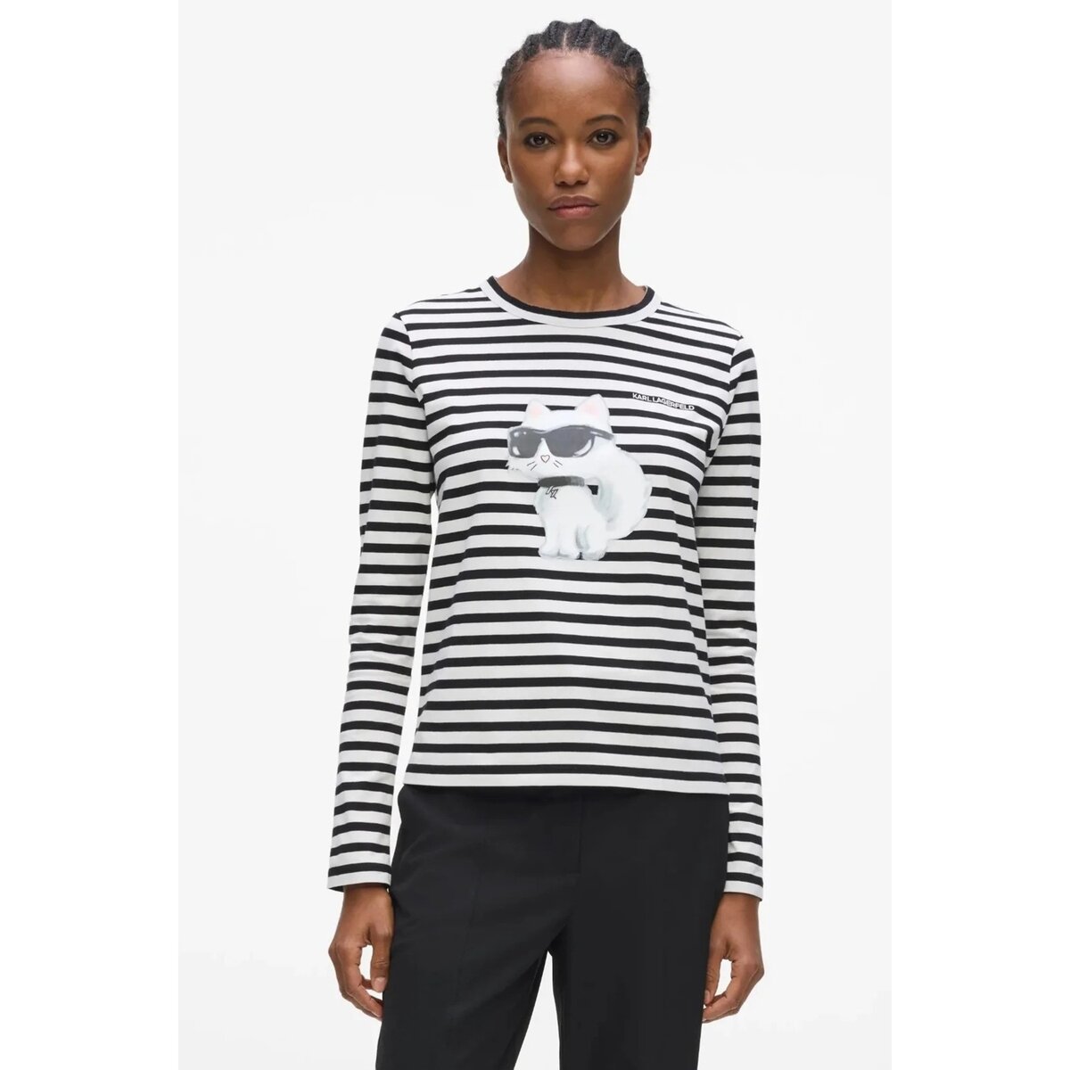 Karl Lagerfeld Îmbracaminte B3w17043 Ikon Aquarelle C Lslv Top