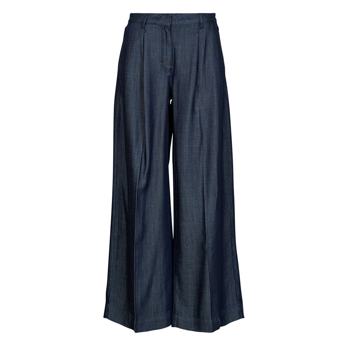 Karl Lagerfeld Îmbracaminte FLUID DENIM WIDE LEG PANTS