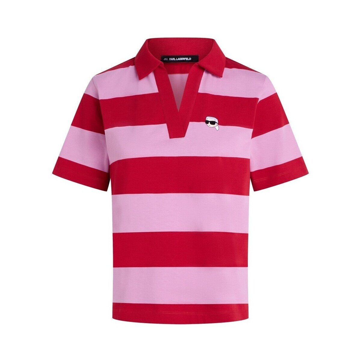 Karl Lagerfeld Îmbracaminte Ikon Patch Stripe Sslv Pol