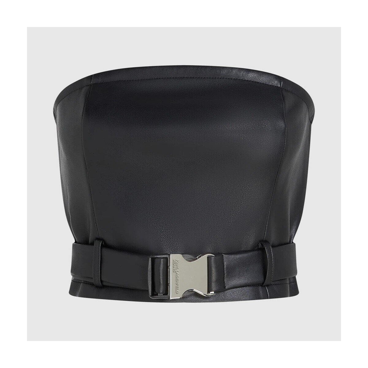 Karl Lagerfeld Îmbracaminte Klj Faux Leather Top