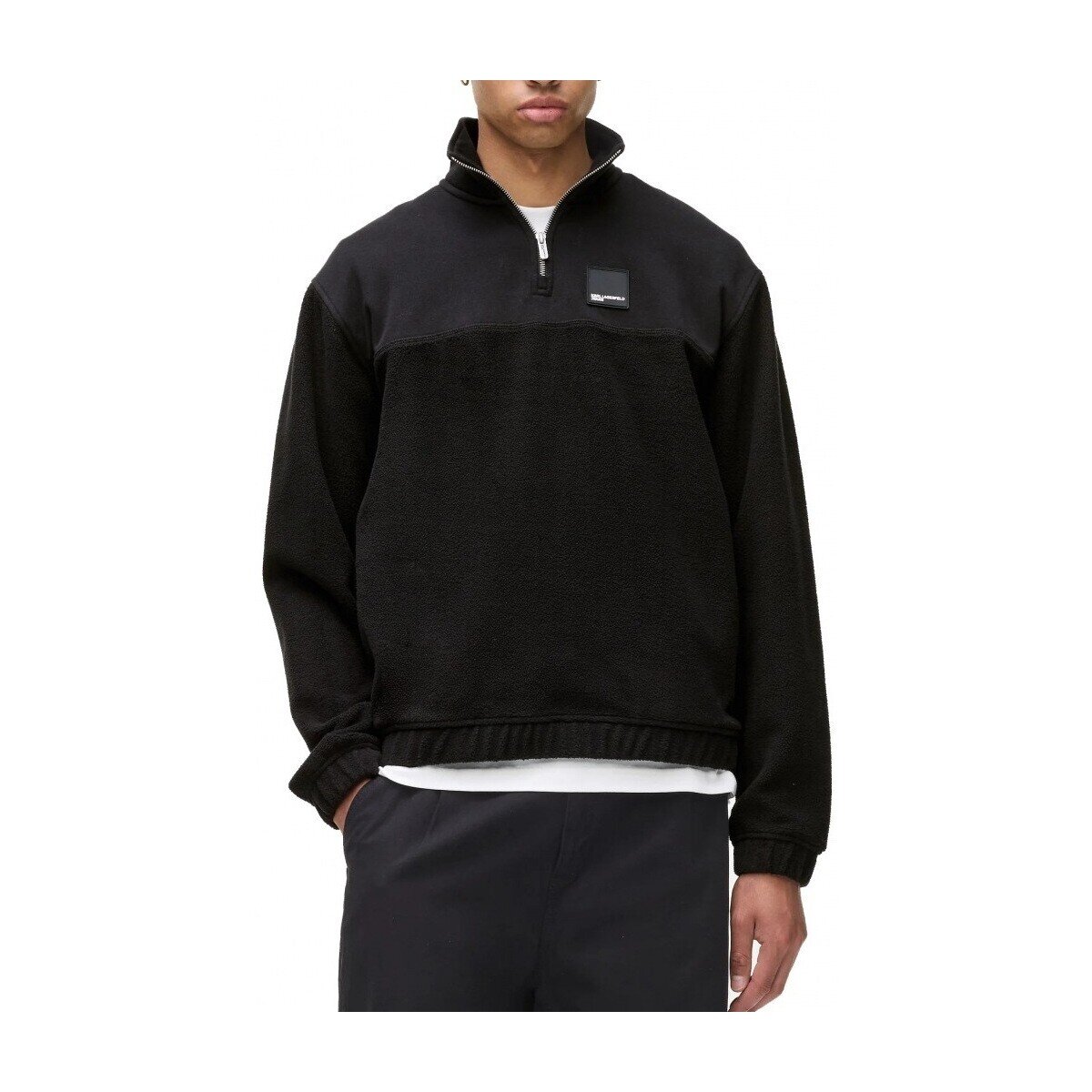 Karl Lagerfeld Îmbracaminte Klj Reg Polar Fleece Zip S