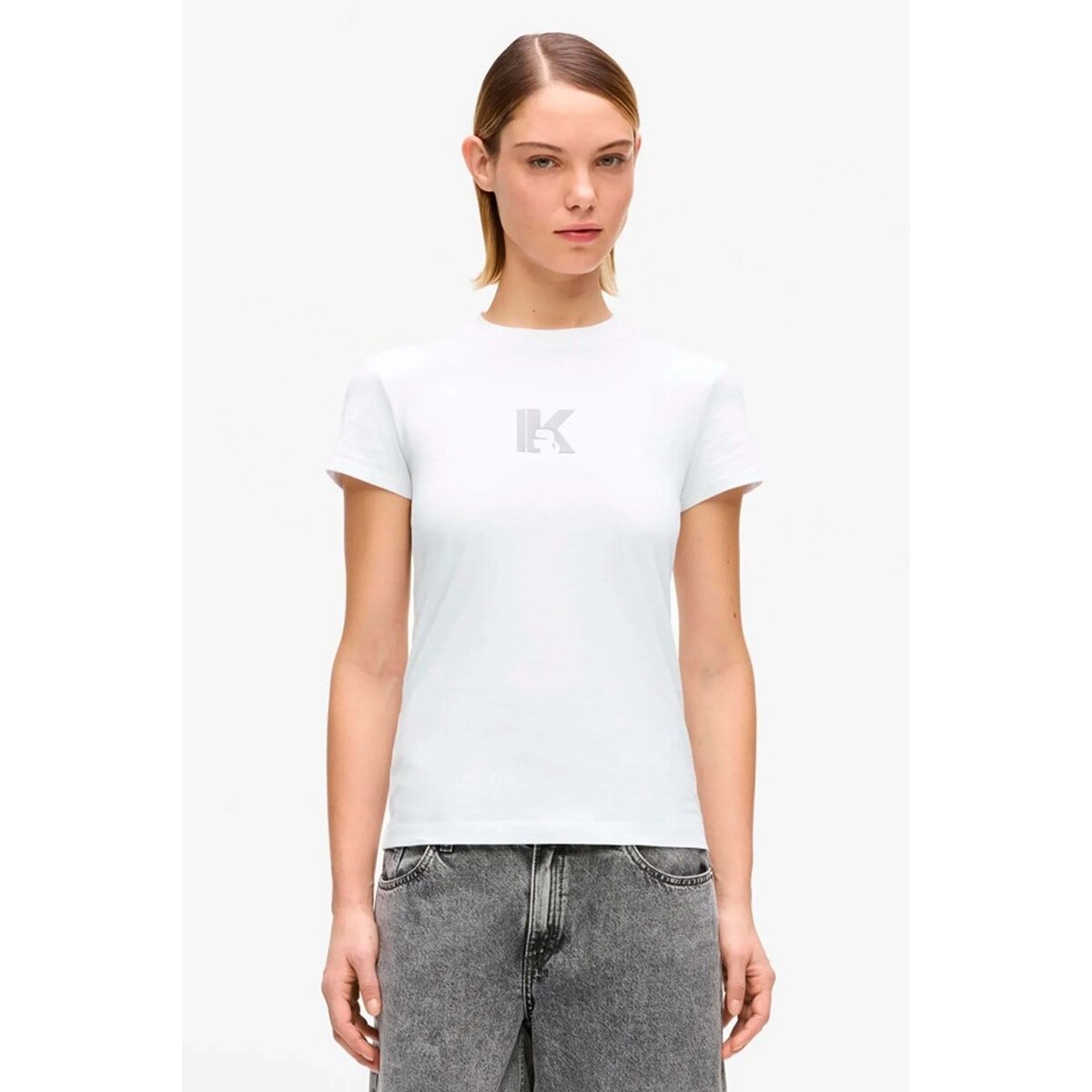 Karl Lagerfeld Îmbracaminte Klj Slim Ss K Logo Tee