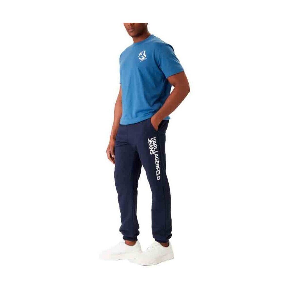 Karl Lagerfeld Îmbracaminte Klj Text Logo Slim Sweatpa