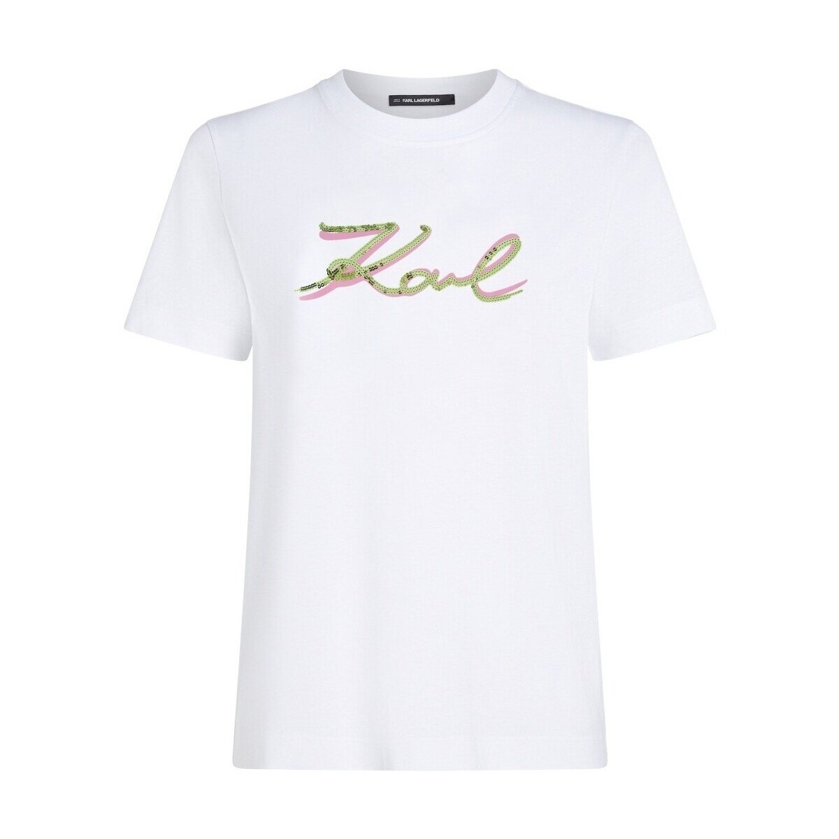 Karl Lagerfeld Îmbracaminte Signature Sequins T-shirt
