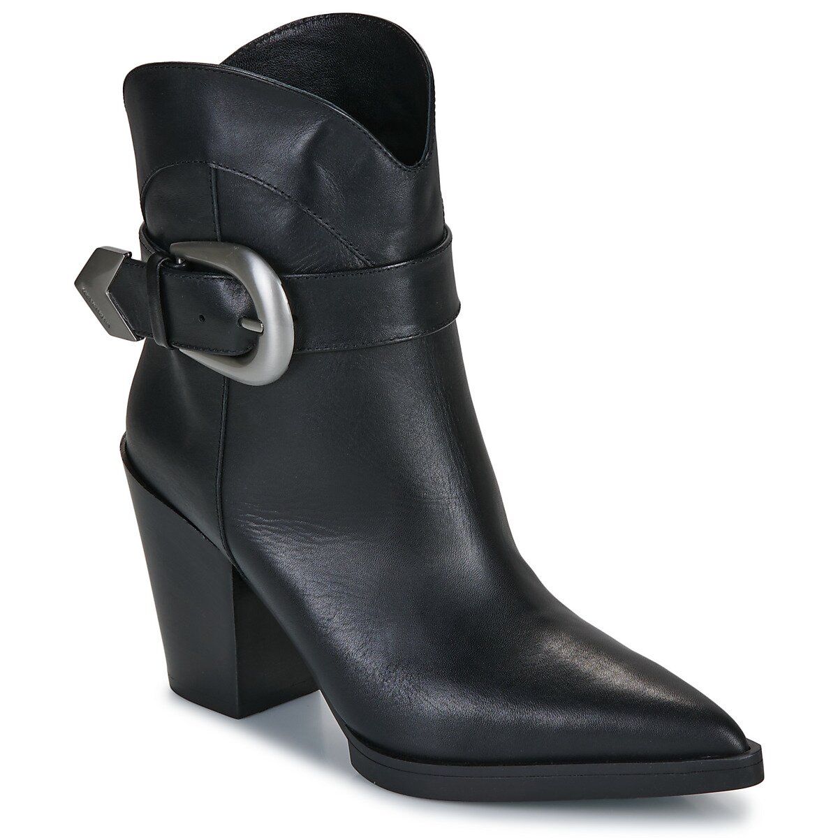 Karl Lagerfeld Pantofi KOWBOY Buckle Mid Boot