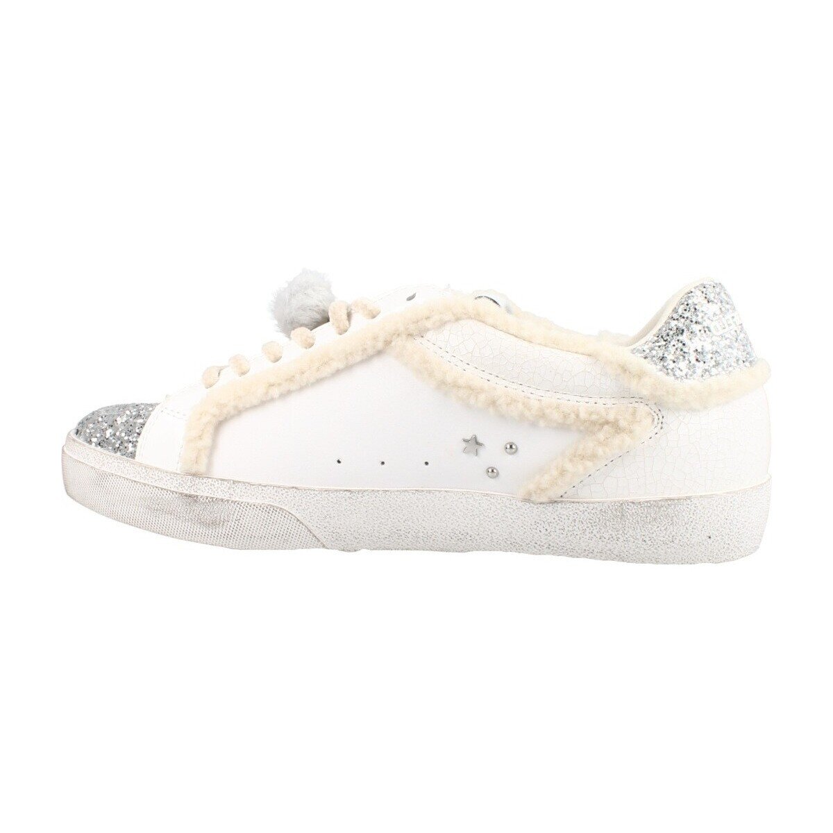 Karl Lagerfeld Pantofi Skool Ikonic Peep Lined Lo