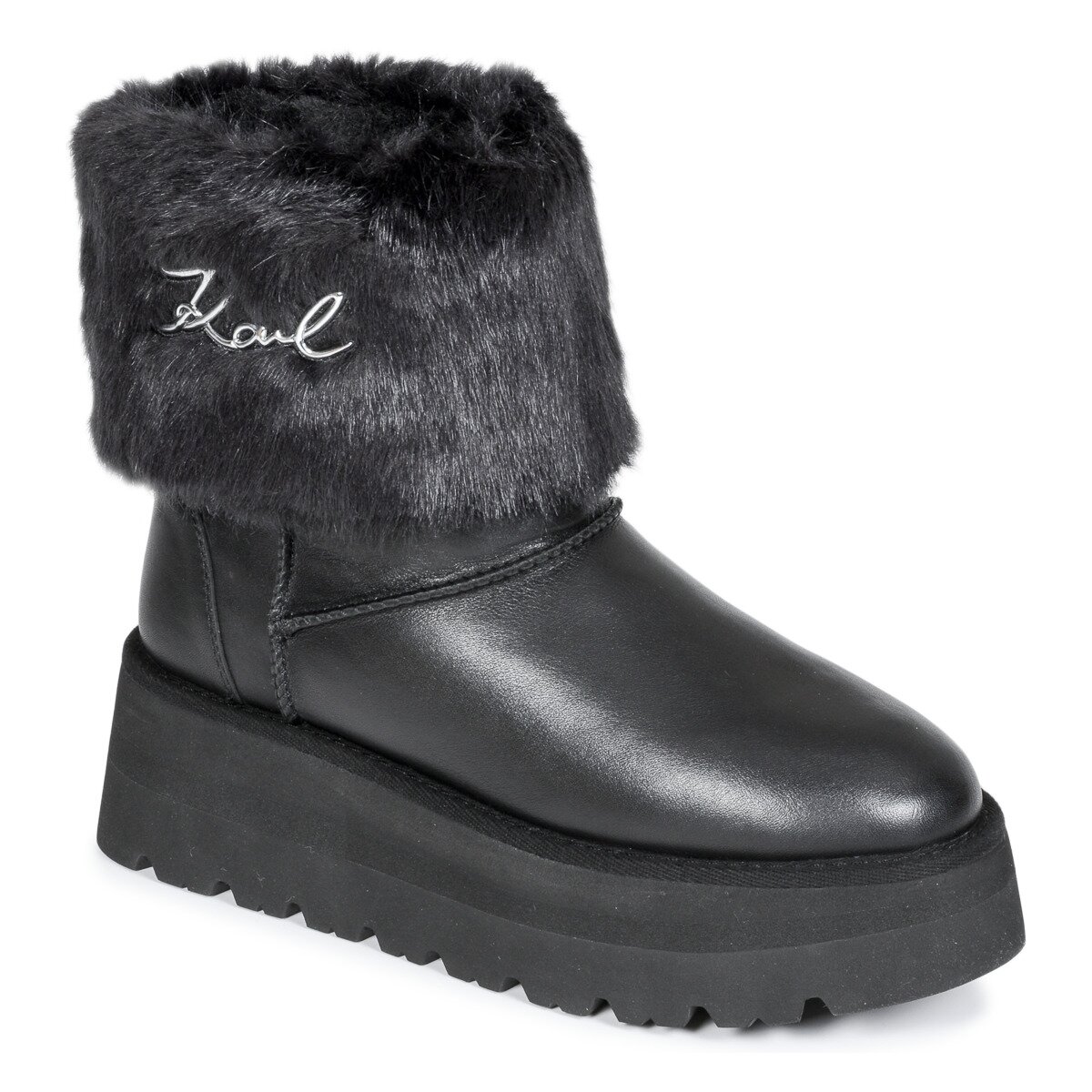 Karl Lagerfeld Pantofi SKYLAR Signia Kollar Mid Boot
