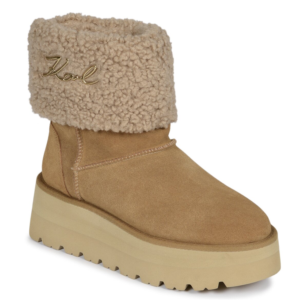 Karl Lagerfeld Pantofi SKYLAR Signia Kollar Mid Boot