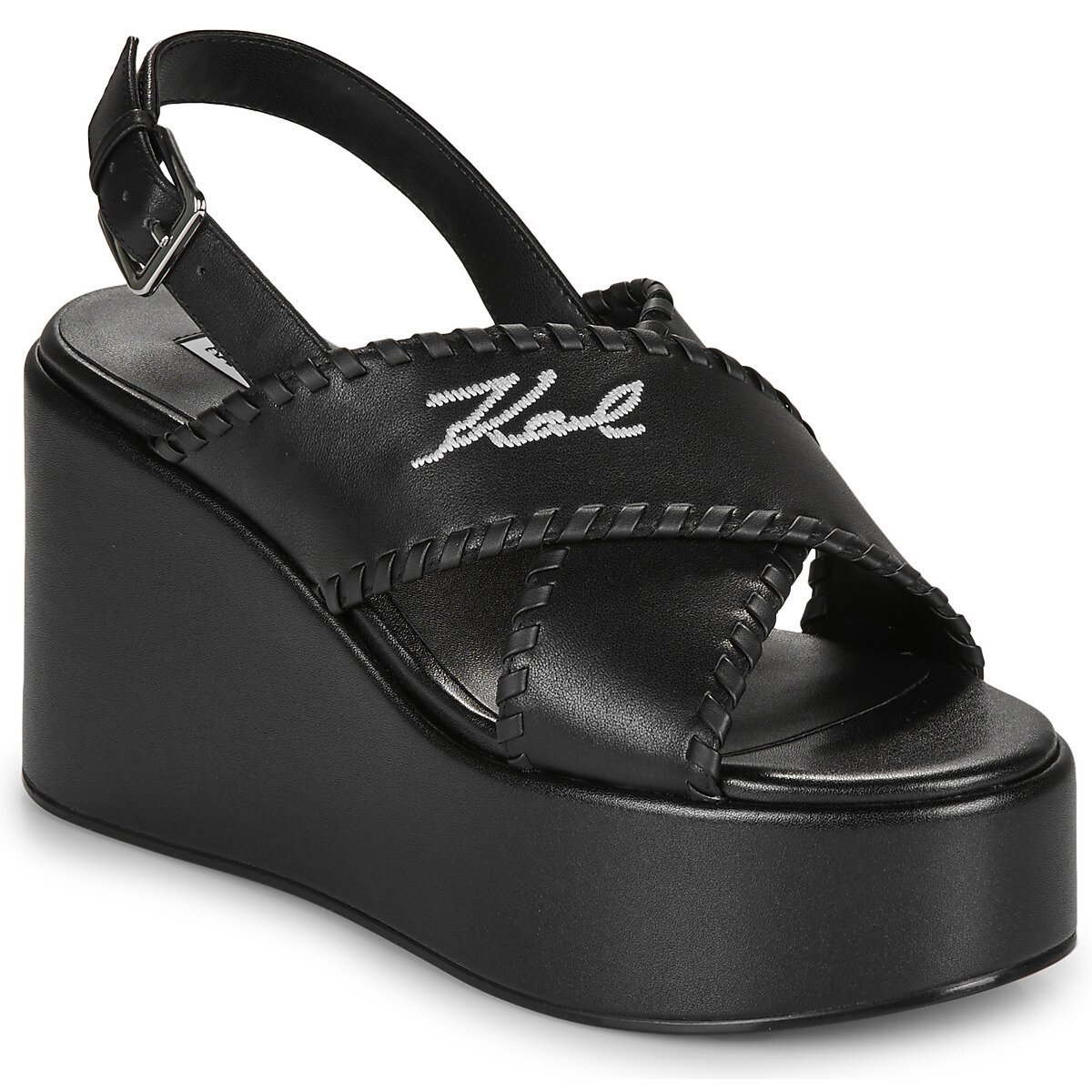 Karl Lagerfeld Pantofi WENDY Whipstich Kross Strap