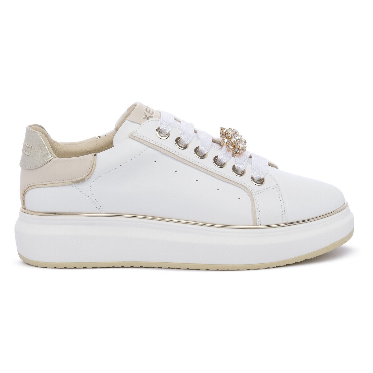 Keys Pantofi WHITE GOLD