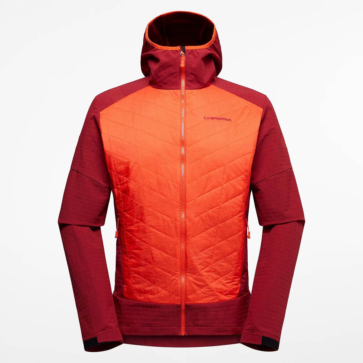 La Sportiva Îmbracaminte Kap Hybrid Hoody M L73 322320 Cherry Tomato/Sangria