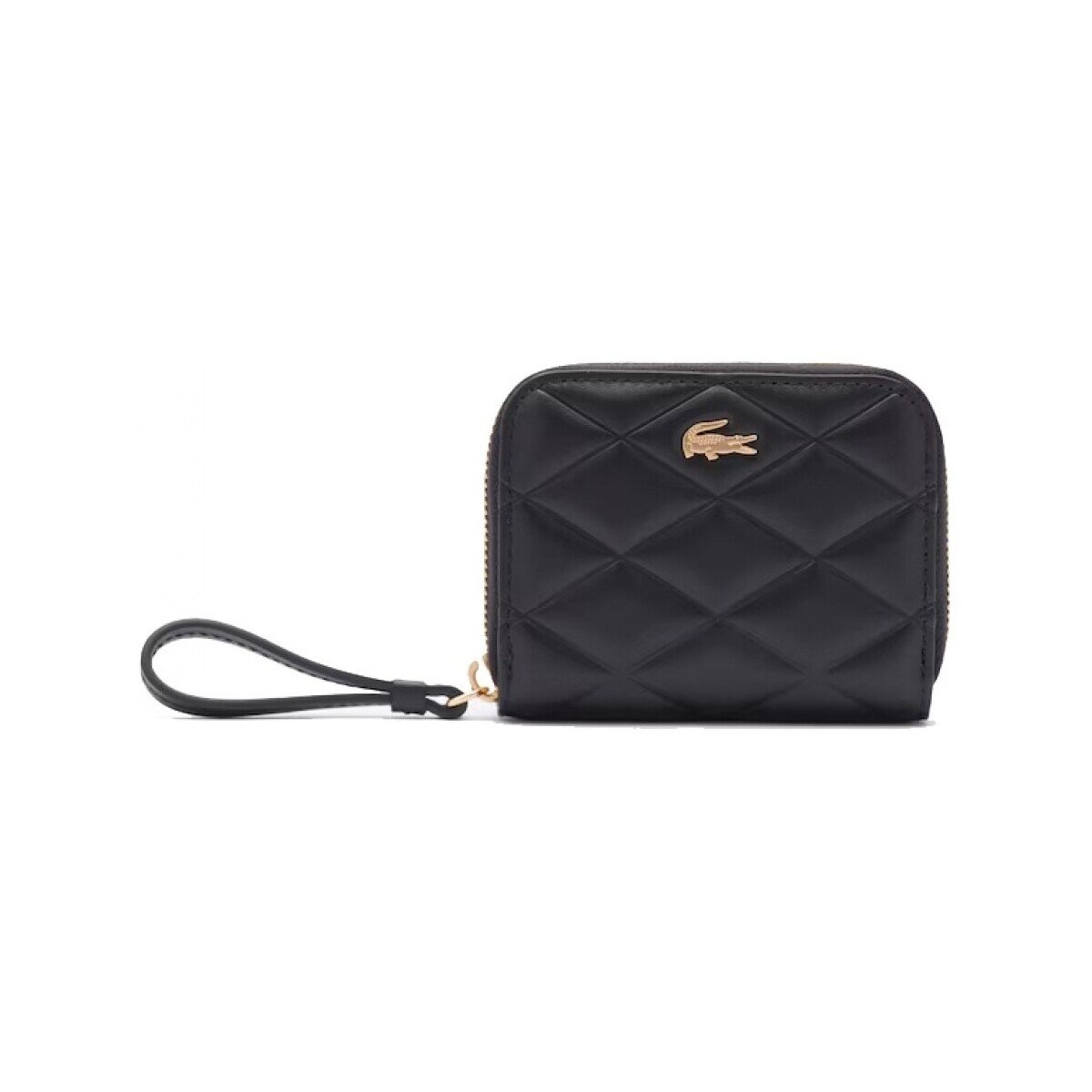 Lacoste Genti Small Crocodelle Leather Coin Purse