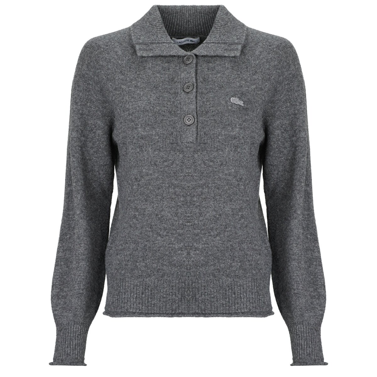 Lacoste Îmbracaminte Pull camionneur en laine cardée sans couture