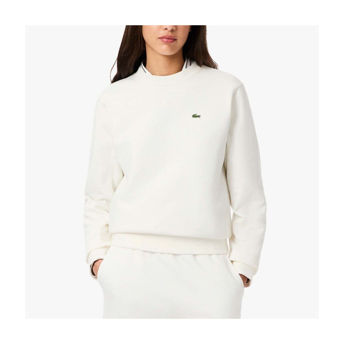 Lacoste Îmbracaminte Relaxed Fit Fleece Crew Neck
