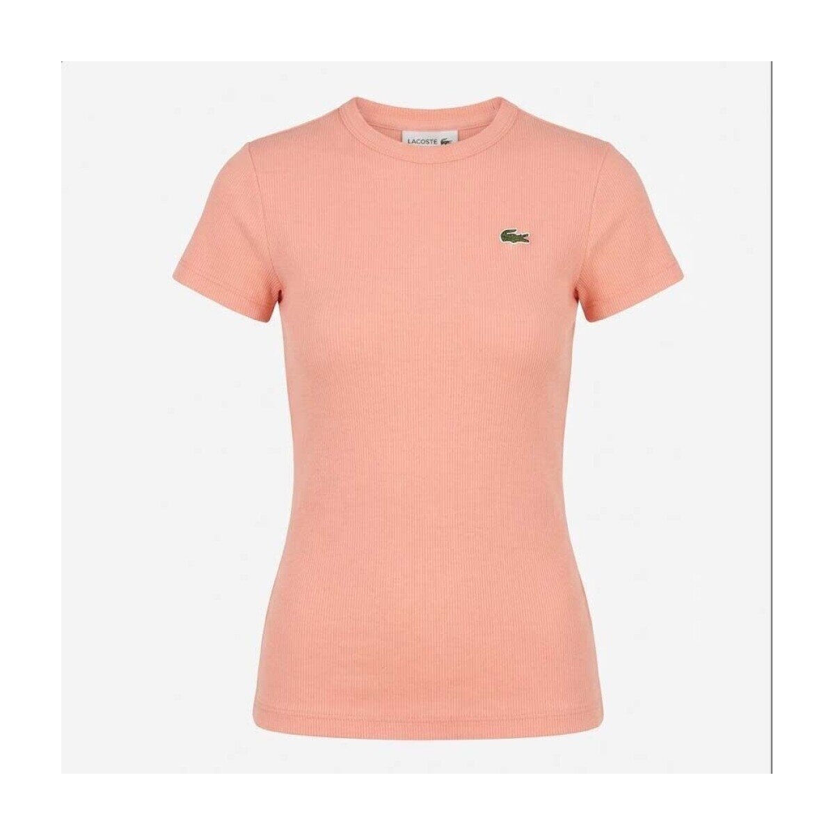 Lacoste Îmbracaminte Slim Fit Ribbed Cotton T-shirt