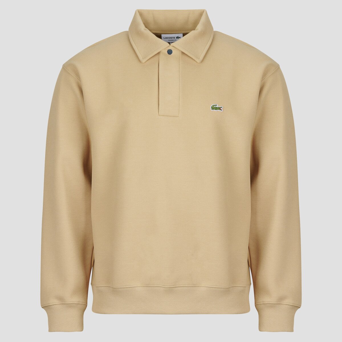Lacoste Îmbracaminte Sweatshirt col polo en piqué double face