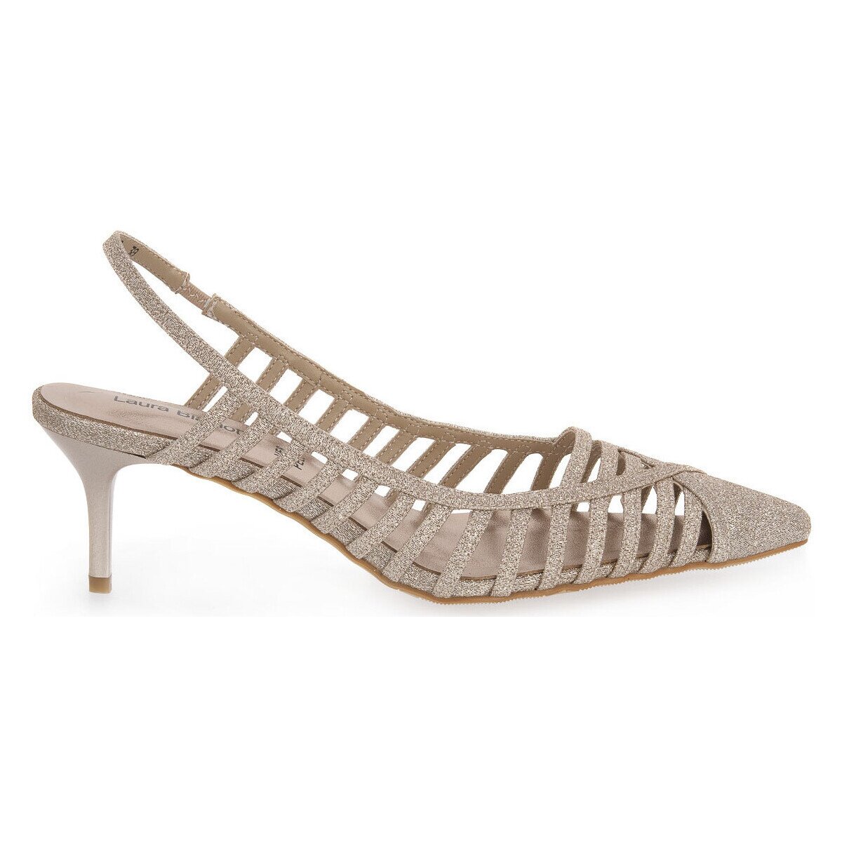 Laura Biagiotti Pantofi GLITTER GOLD