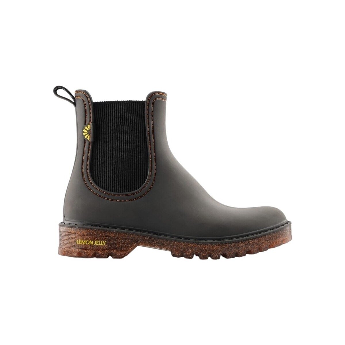Lemon Jelly Pantofi Lira Boots - Black Glitter