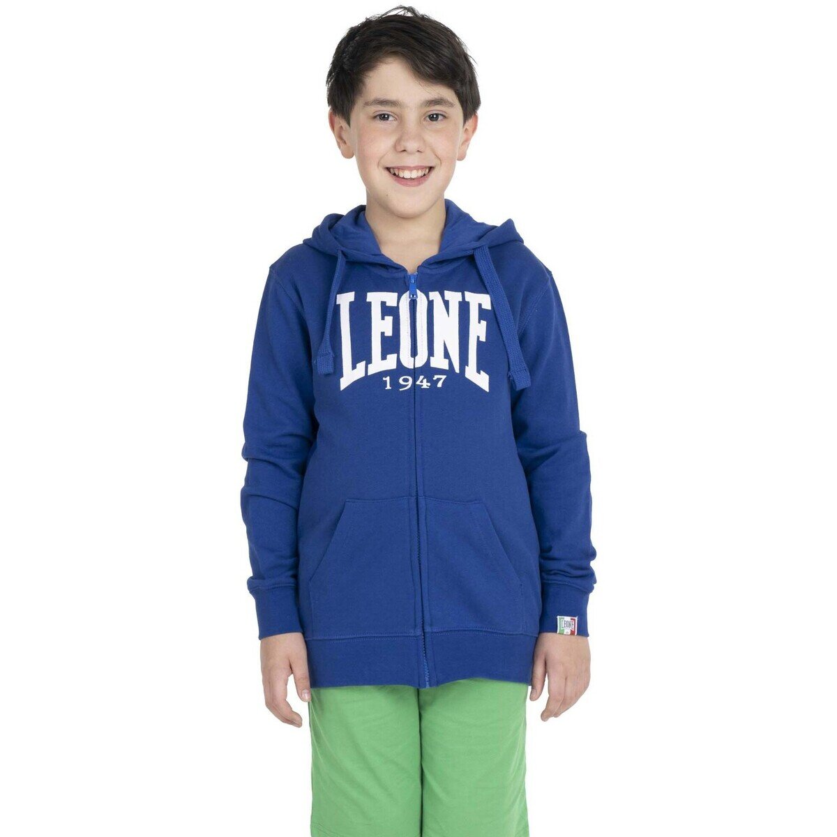 Leone 1947 Îmbracaminte Boy Hoody Full Zip Basic