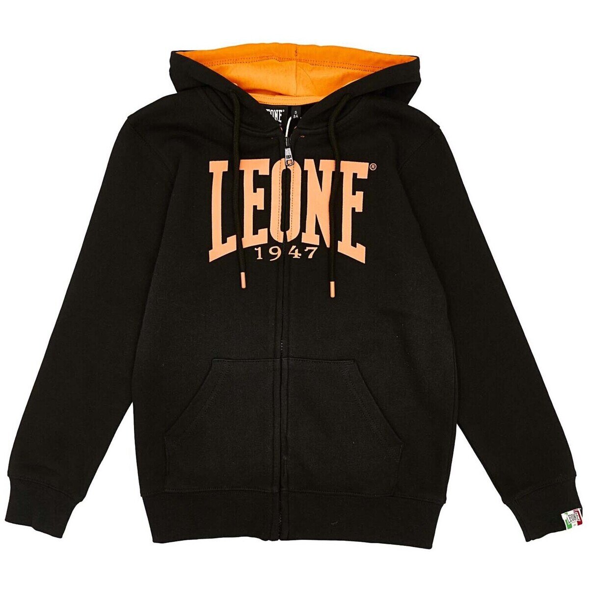 Leone 1947 Îmbracaminte Boy Hoody Full Zip Basic