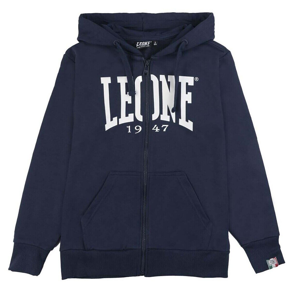 Leone 1947 Îmbracaminte Boy Hoody Full Zip Basic